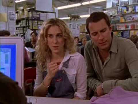 Carrie from Sex and the City looses her data.