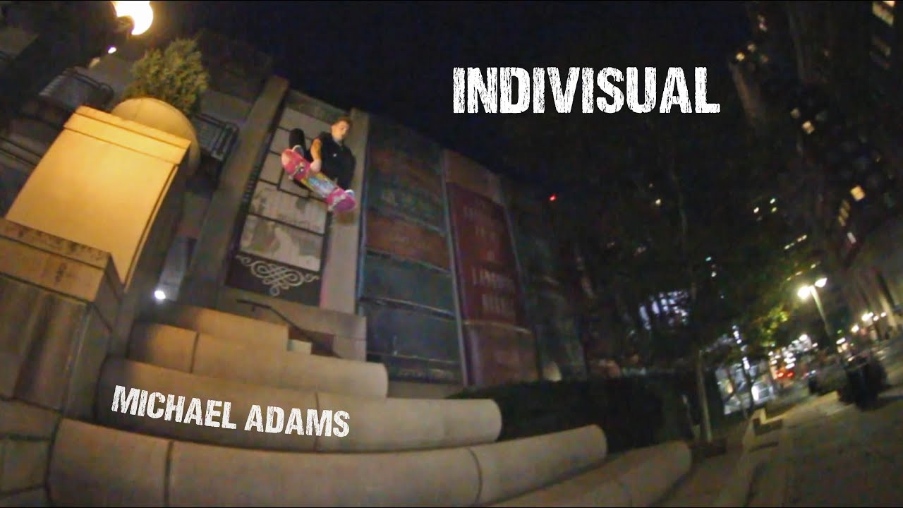 Michael Adams Part from the Full Length Skateboard Film INDIVISUAL. Guest Skaters: Seth Corson and Sonny Stanley. Film/Edit: Chris Barber.