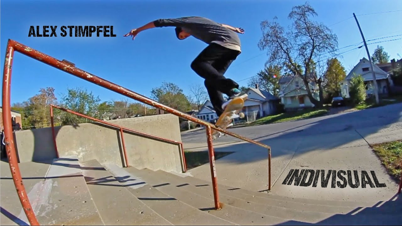 Alex Stimpfel's Part from the Full Length Skateboard Film INDIVISUAL. Film/Edit: Chris Barber. Additional Angles: Spencer White, Wes Reeves & Cap Nasty.