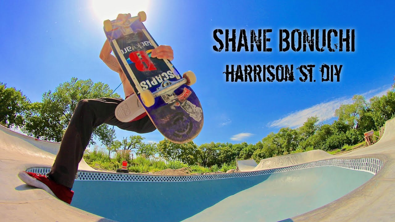 Shane Bonuchi Skateboarding at the Harrison Street D.I.Y. in Kansas City. <br />Film/Edit by: Chris Barber