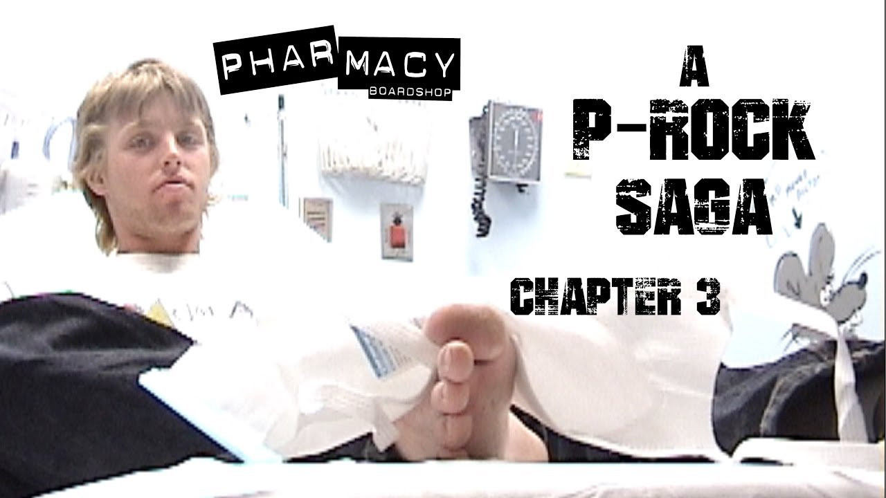 A P-Rock Saga: Life and Times of the Antelope Valley Pharmacy Skateboard Crew.2000-2008. Chapter 3: Arizona Trippin. A look back at some of the Road Trips to Arizona. Film/Edit: Chris Barber. Additional Filming: The Homies and Doug Jorgensen. Featuring: Wayne Herman, Chris Barber, Giddy, Josh Grossguth, Spike, Steven Bey, Nate Osborn, John Leal, Marquis Preston, Rudy Plaisance and Keelan Dadd.
