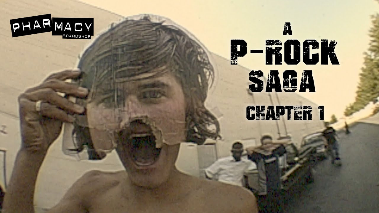 A P-Rock Saga: Life and Times of the Antelope Valley Pharmacy Skateboard Crew.2000-2008. Chapter 1: The Shop. Fun Sessions behind the Palmdale Pharmacy Boardshop. Film/Edit: Chris Barber. Additional Filming: the Homies. Featuring: Chris Barber, Keelan Dadd, Josh Grossguth, Andreau Soptich, Giddy, John Leal, Steven Bey, Marquis Preston, Boot Barn, Churro, Nate Osborn, Spike and lil Carlos.