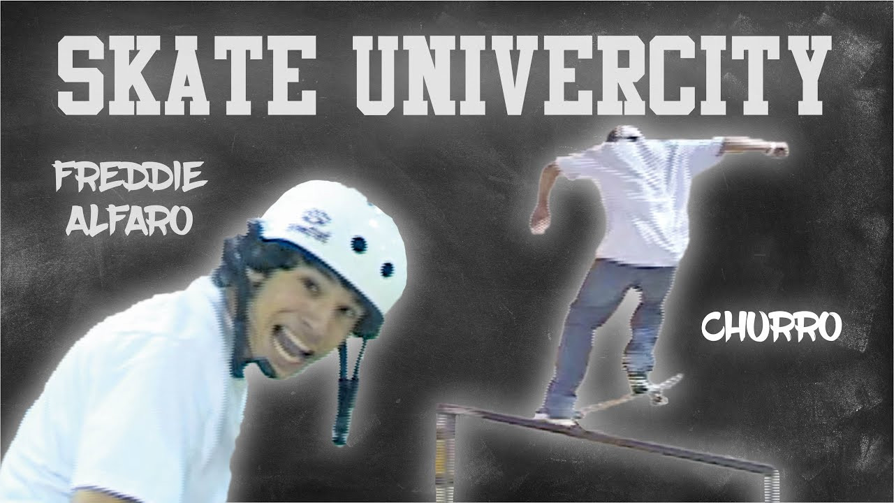 Freddie Alfaro and Julian "Churro" Arellano Skateboarding @ Skate Univercity in Lancaster CA. Filmed/Edited by: Chris Barber