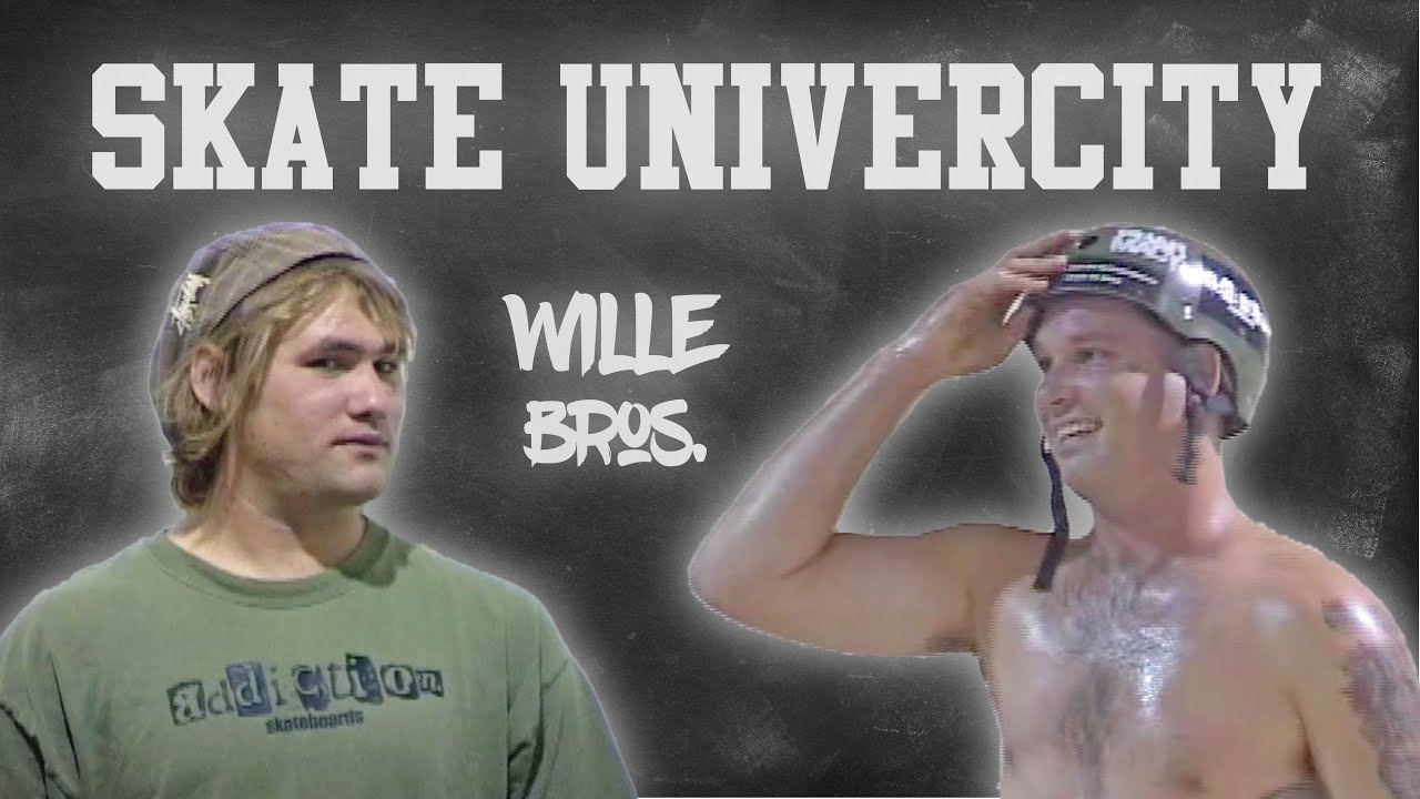 Jonny & Travis Wille Skateboarding @ Skate Univercity in Lancaster CA. Film/Edit: Chris Barber