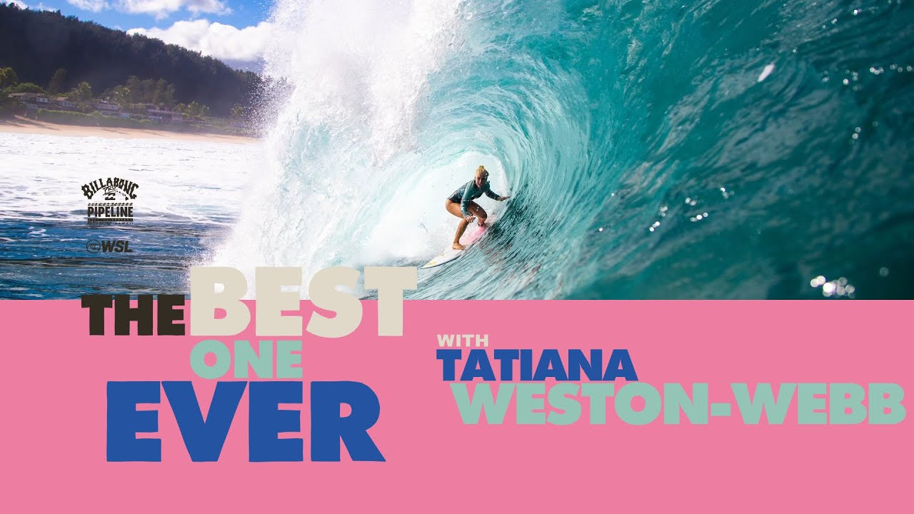 This series, created in partnership with Inherent Bummer & World Surf League for the 2023 Billabong Pro Pipeline, is dedicated to those committed, skilled and fortunate enough to have caught “The One” at the world’s most famous, most dangerous wave. In this episode, world title contender Tatiana Weston-Webb walks us through the Pipe wave she still compares to all others. <br /><br />Video Credit: Etienne Bellan-Huchery Photo Credit: Brent Bielmann<br />Athlete: https://www.instagram.com/tatiwest/<br />Creator: https://www.instagram.com/inherentbummer/<br /><br />ABOUT THE SERIES:<br />We all have one — that ride of a lifetime when everything comes together and becomes the personal benchmark for every wave ridden in the future. But when it comes to Pipeline, a ride like no other has a tendency take on a more significant meaning. For some: it’s life-changing. For others: borderline-spiritual. At the very least, it’s guaranteed to stay seared in their memory for eternity. On the eve of the 2023 Billabong Pro Pipeline, we’ve created a series dedicated to those committed, skilled and fortunate enough to have caught “The One” at the world’s most famous, most dangerous wave. And hoping this inspires a few more “Best Ones Ever” at this event and beyond. <br /><br />Shop the 2023 Billabong Pro Pipeline Official Merchandise here: https://bit.ly/405huy8 <br /><br />Subscribe to Billabong for more videos: https://www.youtube.com/user/billabong<br /><br />Visit www.billabong.com for the latest athlete news or follow us on social for up to the minute updates:<br /><br />Instagram | https://www.instagram.com/billabong/<br />Facebook | https://www.facebook.com/Billabong/<br />Threads | https://www.threads.net/@billabong/<br />TikTok | https://www.tiktok.com/@billabong/