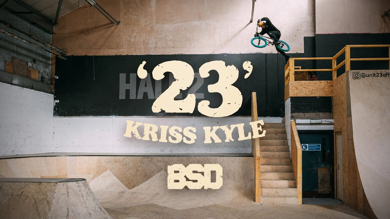 Back down to Earth for Kriss Kyle's new BSD video, and back to Unit23 where it all began. With his limitless creativity on the bike, the new lines at Kriss' home park just keep on coming ... This is Kriss Kyle, '23'.<br /><br />Guest clip from Hector Spencer-Wood.<br /><br />Video by Dave Sowerby.<br /><br /><br />#BMX #BSDFOREVER <br /><br />..............................<br /><br />BSD WEBSITE:<br />http://www.bsdforever.com​​<br /><br />BSD INSTAGRAM:<br />http://www.instagram.com/bsdforever​​<br /><br />BSD FACEBOOK:<br />http://www.facebook.com/bsdforever
