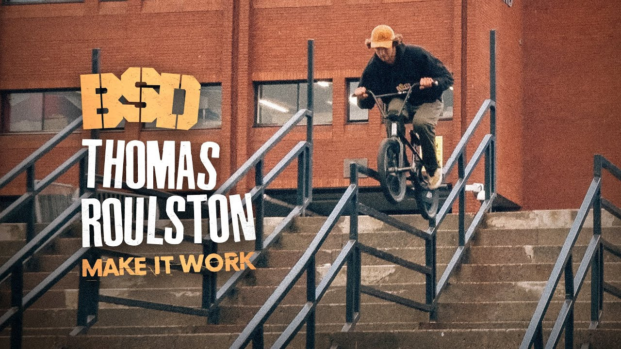 It's hardly surprising that Thomas Roulston was the one to slay the Swampfest Swamp Rail when you look at some of the giant Glasgow kinkers he's taming in this new video. All in a days work for big Tam! His new BSD video, 'Make it Work', is playing now...<br /><br />Video by Gav Hadden.<br /><br />#BMX #BSDFOREVER <br /><br />..............................<br /><br />BSD WEBSITE:<br />http://www.bsdforever.com​​<br /><br />BSD INSTAGRAM:<br />http://www.instagram.com/bsdforever​​<br /><br />BSD FACEBOOK:<br />http://www.facebook.com/bsdforever
