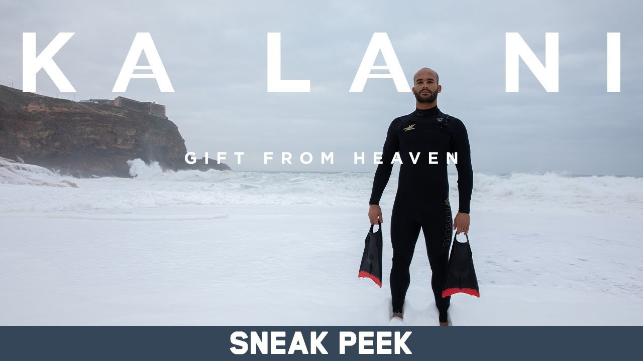Watch this sneak peek from "KALANI: Gift From Heaven" to hear first hand accounts of KALANI swimming into one of the biggest waves in the world in Nazaré, Portugal, to bodysurf.<br /><br />Available Now: https://geni.us/Kalani<br /><br /> "KALANI: Gift From Heaven" is a short documentary film featuring waterman Kalani Lattanzi challenging the boundaries of Big Wave Surfing. Filmed in Nazaré and Rio de Janeiro, he faces the biggest waves in the world, in the most pure form of wave riding: bodysurf.<br /><br />#KalaniLattanzi #Nazaré #surf #surfing #bodysurfing<br /><br />Subscribe to the Echoboom Sports channel on Amazon for full access to ad-free streaming of the largest collection of premium action sports films in the world. <br /><br />Start your FREE TRIAL today! <br />https://amzn.to/2IYnKoj<br /><br />Subscribe on YouTube: http://bit.ly/18VxJeD<br />Like us on Facebook: https://www.facebook.com/echoboomsports<br />Follow us on Twitter: https://twitter.com/EchoBoomSports<br />Follow us on Instagram: http://instagram.com/echoboomsports