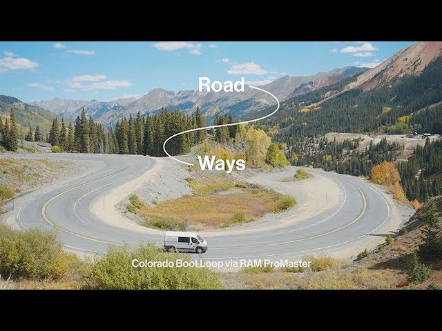 In this episode of Road Ways, Katie and Ben explore Colorado's four national parks: Great Sand Dunes National Park & Preserve, Mesa Verde National Park, Black Canyon of the Gunnison National Park, and Rocky Mountain National Park. They call the trip the Colorado Boot Loop, due to the boot-like shape the path makes on a map, and rent a RAM ProMaster Camper Van from Kuku Campers to make the weeklong journey. Watch Katie and Ben's journey and plan your trip along the Colorado Boot Loop by camper van.