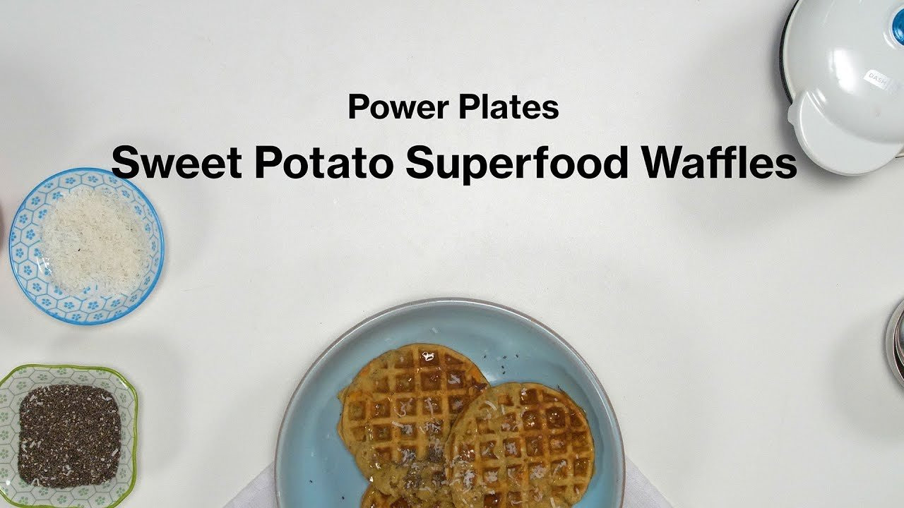 These superfood waffles combine sweet potato and chia seeds, mixed with Paleo flour to provide a healthy, crave-worthy alternative to these traditional breakfast staples.