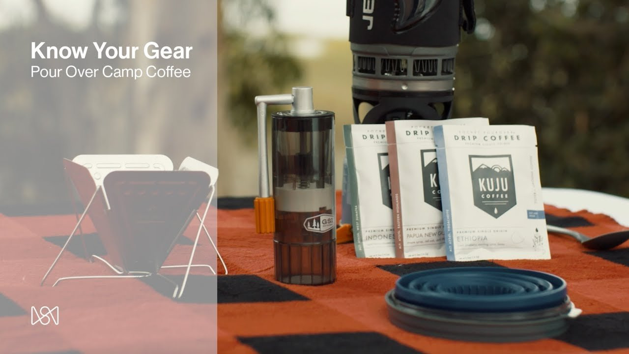 In this week’s episode of Know Your Gear, we review three camp coffee pour over options: the GSI Outdoors Gourmet Pourover Java Set, the Snow Peak Collapsible Coffee Drip, and Kuju Coffee’s Pocket Pourovers, with detailed explanations on the benefits of each, and recommendations for every type of coffee enthusiast.
