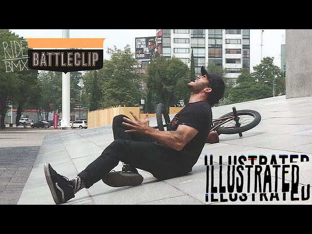 Dakota Roche goes to war with a manual to wallride to nose-manual while on a Vans "Illustrated" DVD trip to Mexico City . This is the second installment of “Battleclip”, a RideBMX feature series which aims to showcase the inner-struggle that riders overcome as they battle inanimate objects with their bikes … Filmed by Justin Mosman and Calvin Kosovich for the Vans BMX DVD “Illustrated."
