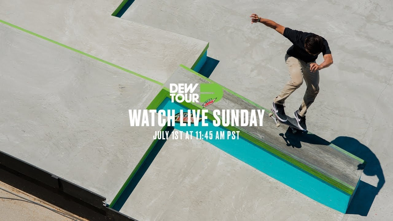 Watch pro skateboarders compete in the 2018 Dew Tour Women’s Pro Park Final, Lo…
