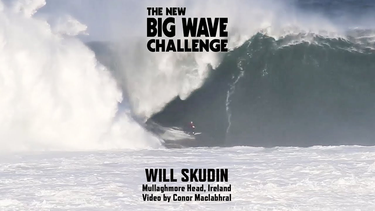 Will Skudin (Long Beach, New York USA) thrills onlookers with a magical Mullaghmore Head disappearing act in January. Would you mark this down as a contender in the New Big Wave Challenge? Video by Conor Maclabhral. A contender in The New Big Wave Challenge 2022/23. Follow us at @bigwavechallenge on all social platforms to see who wins!<br /><br />#bigwavesurfing #bigwave #xxl #bigwaveoscars #wipeout #surfing #jaws #nazare #mavericks #adventure #ocean #surf #wave #extreme #100footwave