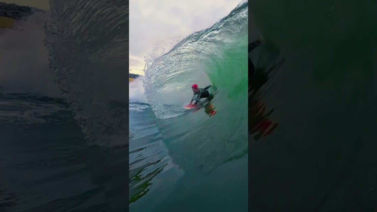 Alex Verharst gets up close and personal as Kai Thompson does a fly-by on the opening swell of the 2023 Wedge Season. Shop the new tees and hoodies at www.WedgeAwards.com