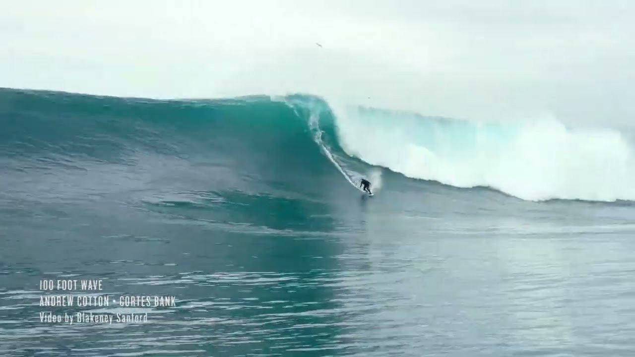 Andrew Cotton of the UK and Justine Dupont of France take turns ripping the crap out of a wild high seas set of waves on January 13, 2023 at the Cortes Bank, 105 miles out in the Pacific Ocean southwest of Los Angeles, California. Footage from an upcoming episode of the HBO docuseries 100 Foot Wave. Video by Blakeney Sanford, PWC driving by Bennett Williams. Check out the big wave store with tees and hoodies at https://bigwavemerch.myshopify.com/