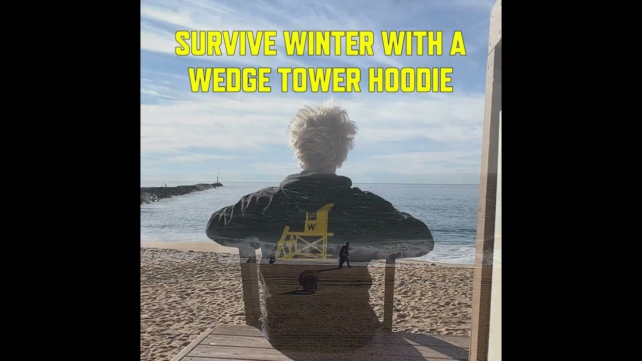 Winter is in effect! Survive the cold with the now-legendary Wedge Tower Hoodie, only limited stock remains in Navy, White and Grey. Hit the store and stay warm, cozy and Wedged until summer returns.<br /> <br />#wedge #thewedge #surf #surfing #wedgecrew #bodysurfing #bodyboarding #sale #newportbeach #waves #beach #ocean #california #wipeout #bigwaves #clothing #tees #hoodies