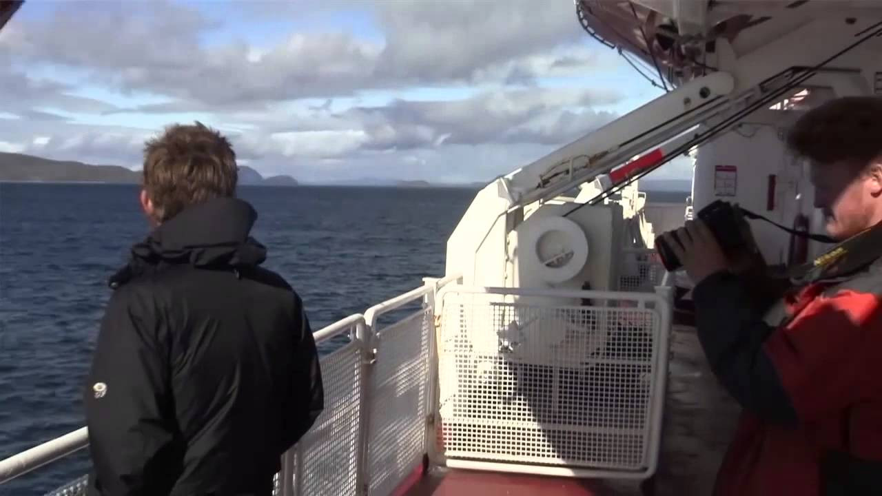 The crew arrives in Hopedale, Labrador after a month of hard travel in the Canadian North
