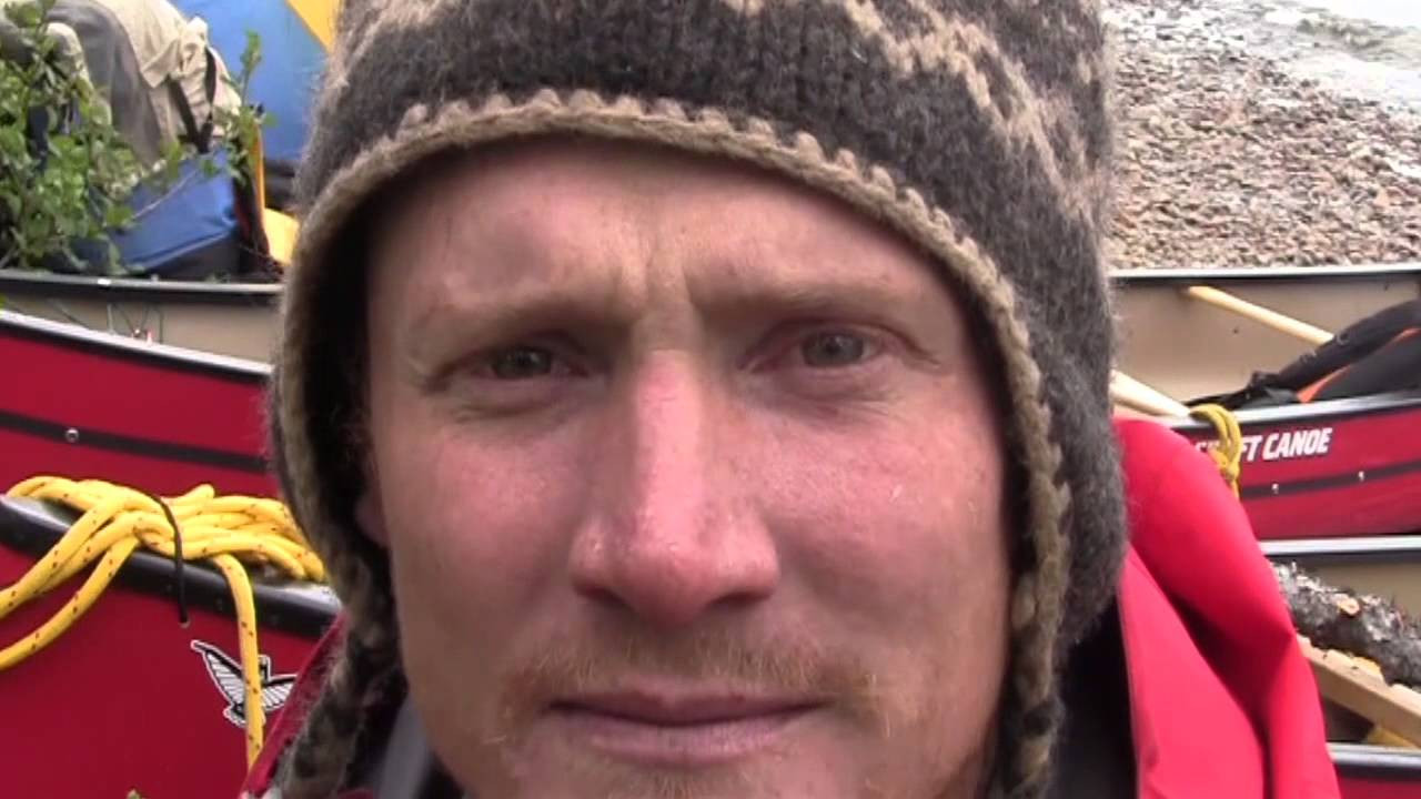 The boys rig two canoes into a seaworthy catamaran for a sketchy lake crossing