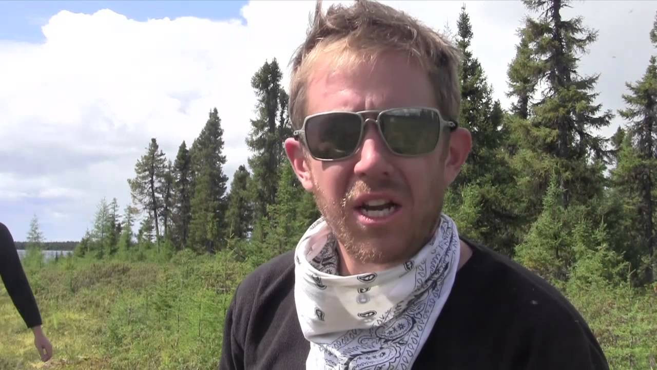 The boys employ the world's most useful knot, the bowline, to drag their canoes over a tough portage in the wilds of northern Labrador.