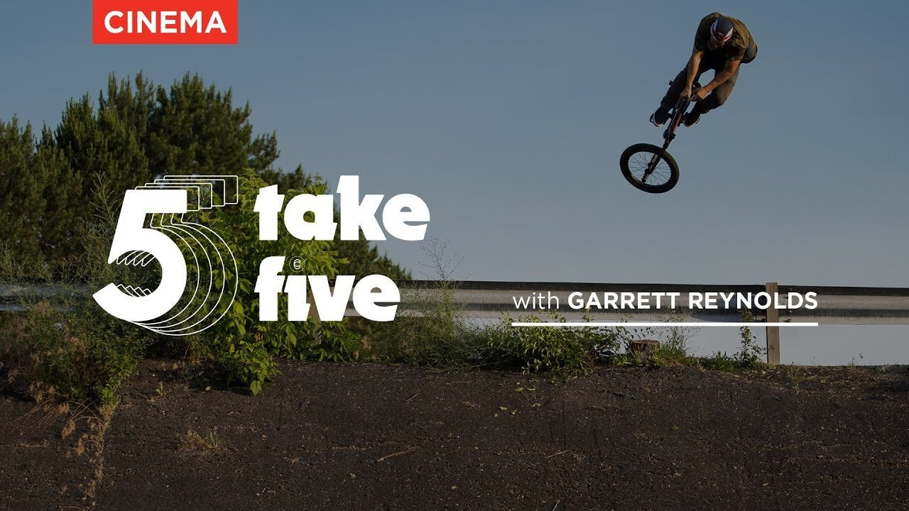 Take Five, a Cinema BMX series. This is your chance to ask the team what makes them tick.<br />Your favorite Cinema riders will Take 5 of your questions and share their insights right from the directors chair! <br /><br />For our fourth instalment we've got Garrett Reynolds, live from San Diego!<br /><br />Stay tuned and follow the whole squad to see who's up next, and for your chance to get your questions answered!<br /><br />https://cinemabmx.com/<br />https://www.facebook.com/cinemabmx/<br />Follow us! @cinemabmx<br />Follow Garrett! @reynoldsfiend