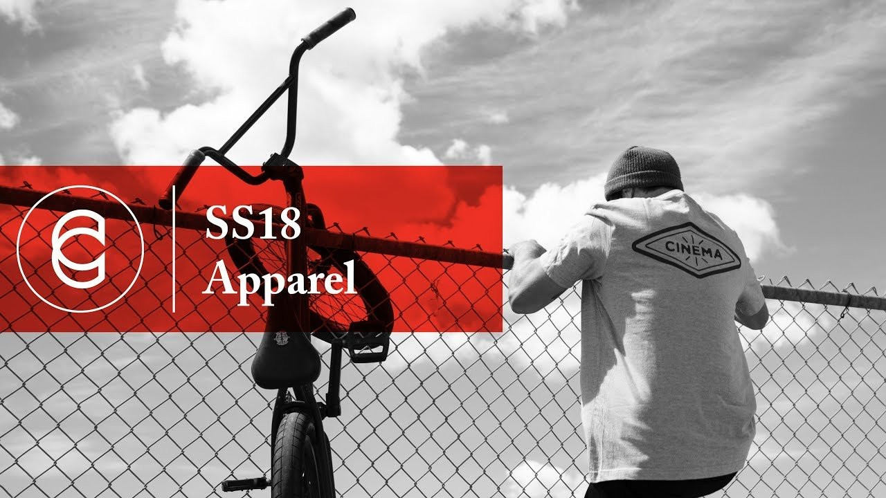 The Cinema BMX S/S 2018 apparel line is live! <br /><br />Check out the entire apparel line, past and present, at cinemabmx.com/apparel.