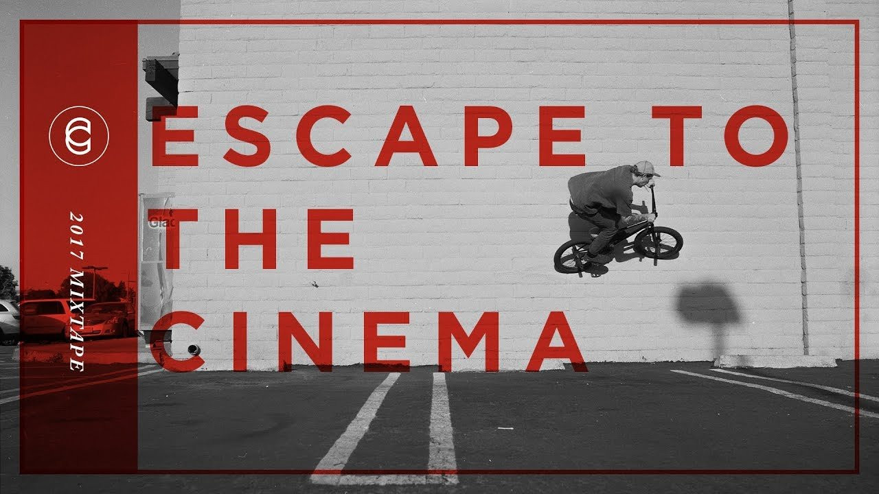 Cinema BMX proudly presents our 2017 year end mixtape, "ESCAPE TO THE CINEMA." Filmed in Pittsburgh, Southern California, Paris, and Australia.<br /><br />Riders:<br />Chad Kerley<br />Corey Martinez<br />Dakota Roche<br />Garrett Reynolds<br />Nathan Willams<br /><br />Filmed & edited by:<br />Will Stroud<br /><br />Additional filming by:<br />Tony Ennis<br />Calvin Kosovich<br />Rich Forne<br />Eisa Bakos<br />Matthias Dandois<br />Harley Haskett<br />Nathan Williams<br />Corey Martinez<br />Tom Kilcoyne<br /><br />Art Direction by:<br />Harley Haskett<br /><br />www.cinemabmx.com<br />https://www.facebook.com/cinemabmx<br />@CINEMABMX