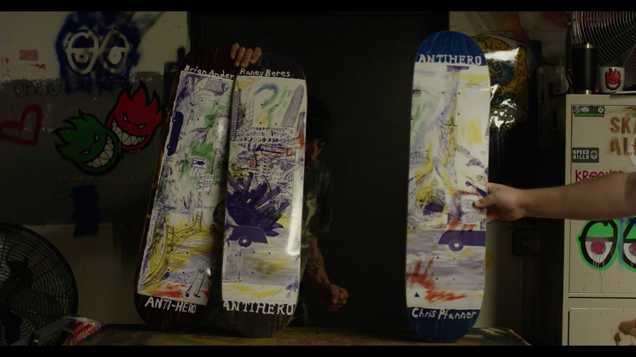 Art work by Chris Johanson.