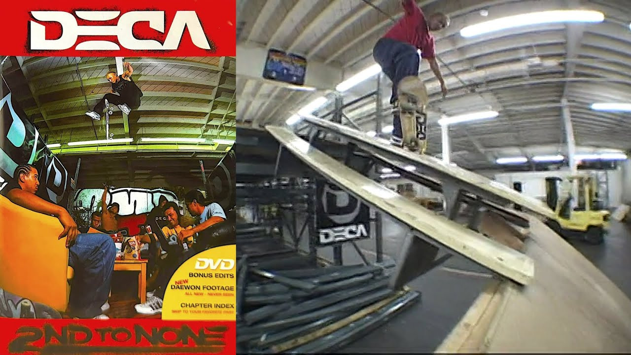 Deca Skateboards Presents: “2nd To None”<br /><br />Video by Socrates Leal and Daewon Song for Deca Skateboards. Featuring Brian Hoard, Chris Haslam, Cooper Wilt, Daewon Song, J.B. Gillet, Luis Cruz, Marcus McBride, Shiloh Greathouse and Shin Okada.<br /><br />Chapters<br />0:00:00 Openers<br />0:01:30 Intro<br />0:07:05 Marcus McBride<br />0:08:25 Shin Okada<br />0:10:17 Shiloh Greathouse<br />0:12:38 The Race<br />0:14:39 Luis Cruz<br />0:15:55 Mexico Demo<br />0:17:46 Brian Hoard<br />0:19:15 The Jacking<br />0:19:47 J.B. Gillet<br />0:20:20 Canada Demo<br />0:23:27 Chris Haslam<br />0:25:34 Thriller<br />0:28:34 Daewon Song<br />0:34:24 Slow Mo<br />0:38:31 Credits<br />0:45:49 Wild Boys<br /><br />0:50:51 Alternative Edits – Daewon Song<br />0:55:08 Alternative Edits – Daewon Song<br />0:58:45 Alternative Edits – Marcus McBride<br />1:00:17 Alternative Edits – Shiloh Greathouse<br />1:02:42 Alternative Edits – J.B. Gillet<br />1:05:38 Alternative Edits – Shin Okada<br />1:07:35 Alternative Edits – Brian Hoard<br />1:09:23 Alternative Edits – Luis Cruz<br />1:10:52 Alternative Edits – Chris Haslam<br />1:13:07 Alternative Edits – Cooper Wilt<br />1:15:13 Alternative Edits – Cooper Wilt<br />1:16:51 Alternative Edits – Daewon All New Bonus Footage<br /><br />If you have Proper Skate Videos Digitized VHS Tapes or DVDs, please feel free to join our Discord Server and help us to Archive old physical Skate Videos.<br /><br />Odysee: https://odysee.com/@SkateVideoLibrary<br />Discord: https://discord.me/skatevideolibrary<br /><br />Video: 960x720p, 59.94fps, 6000 kbps<br />Audio: Stereo, 48.0 kHz, 128 kbps