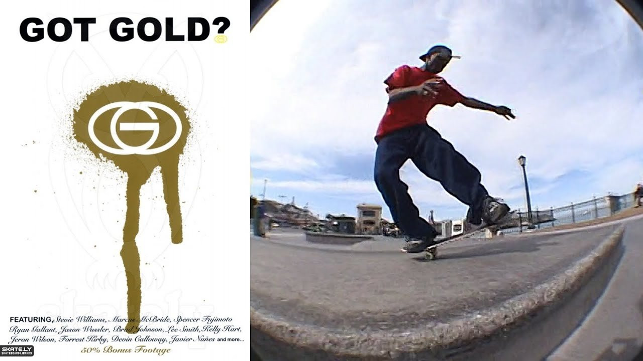 Gold Wheels Presents: “Got Gold?”<br /><br />Video by Adam Royer and Eli Soto for Gold Wheels. Featuring Brad Johnson, Devin Calloway, Forrest Kirby, Henry Sanchez, Jack Curtin, Jason Wussler, Javier Nuñes, Jeron Wilson, John Igei, Kelly Hart, Lee Smith, Lennie Rivas, Marcus McBride, Mike Wright, Pat Washington, Ryan Gallant, Spencer Fujimoto, Stevie Lewis and Stevie Williams.<br /><br />Chapters<br />00:00 Intro<br />01:11 Intro<br />02:09 Ryan Gallant<br />04:34 Forrest Kirby<br />07:38 Brad & Devin<br />09:29 Jason Wussler<br />10:22 Spencer Fujimoto<br />11:58 Jeron, Lee, Stevie<br />13:45 Marcus McBride<br />17:45 Credits<br />23:18 Baby Stag<br />25:39 Flow Team<br /><br />27:40 Bonus<br /><br />If you have Proper Skate Videos Digitized VHS Tapes or DVDs, please feel free to join our Discord Server and help us to Archive old physical Skate Videos.<br /><br />Odysee: https://odysee.com/@SkateVideoLibrary<br />Discord: https://discord.me/skatevideolibrary<br /><br />Video: 960x720p, 59.94fps, 6000 kbps<br />Audio: Stereo, 48.0 kHz, 128 kbps