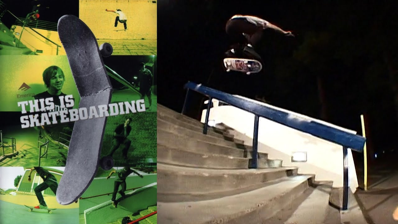 Emerica Footwear Presents: “This Is Skateboarding”<br /><br />Documenting two years on the road with the Emerica Team, This Is Skateboarding is an epic journey into the lives of this risk-taking band of cult heroes as they demonstrate their hair-raising assaults on a variety of urban terrain throughout all of the major skate meccas around the globe. What is skateboarding? This Is Skateboarding!<br /><br />Video by Mike Manzoori and Jon Miner for Emerica Footwear. Featuring Aaron Suski, Andrew Reynolds, Austin Stephens, Braydon Szafranski, Bryan Herman, Chris Senn, Darren Navarrette, Ed Templeton, Erik Ellington, Heath Kirchart, Kevin Long, Leo Romero, Matt Allen and Tosh Townend.<br /><br />Chapters<br />0:00:00 Intro<br />0:02:35 Heath Kirchart<br />0:05:30 Bryan Herman<br />0:09:09 Ed Templeton<br />0:11:42 Austin Stephens<br />0:13:29 Aaron Suski<br />0:15:19 Braydon Szafranski<br />0:17:00 Leo Romero<br />0:17:31 Matt Allen<br />0:18:11 Darren Navarrette<br />0:18:54 Erik Ellington<br />0:22:04 Tosh Townend<br />0:24:55 Chris Senn<br />0:28:27 Kevin Long<br />0:31:54 Andrew Reynolds<br />0:36:36 Credits<br /><br />0:45:16 Montage I<br />0:48:21 Heath’s Dance Of Despair<br />0:51:35 International Montage<br />0:56:28 Brazil Tour<br />0:58:34 Costa Rica Tour<br />1:01:36 Montage II<br />1:08:00 Photo Gallery<br />1:11:33 Andrew Reynolds II<br />1:16:36 Out-Takes Montage<br />1:21:53 Emeriqatsi<br /><br />If you have Proper Skate Videos Digitized VHS Tapes or DVDs, please feel free to join our Discord Server and help us to Archive old physical Skate Videos.<br /><br />Odysee: https://odysee.com/@SkateVideoLibrary<br />Discord: https://discord.me/skatevideolibrary<br /><br />Video: 960x720p, 59.94fps, 6000 kbps<br />Audio: Stereo, 48.0 kHz, 128 kbps