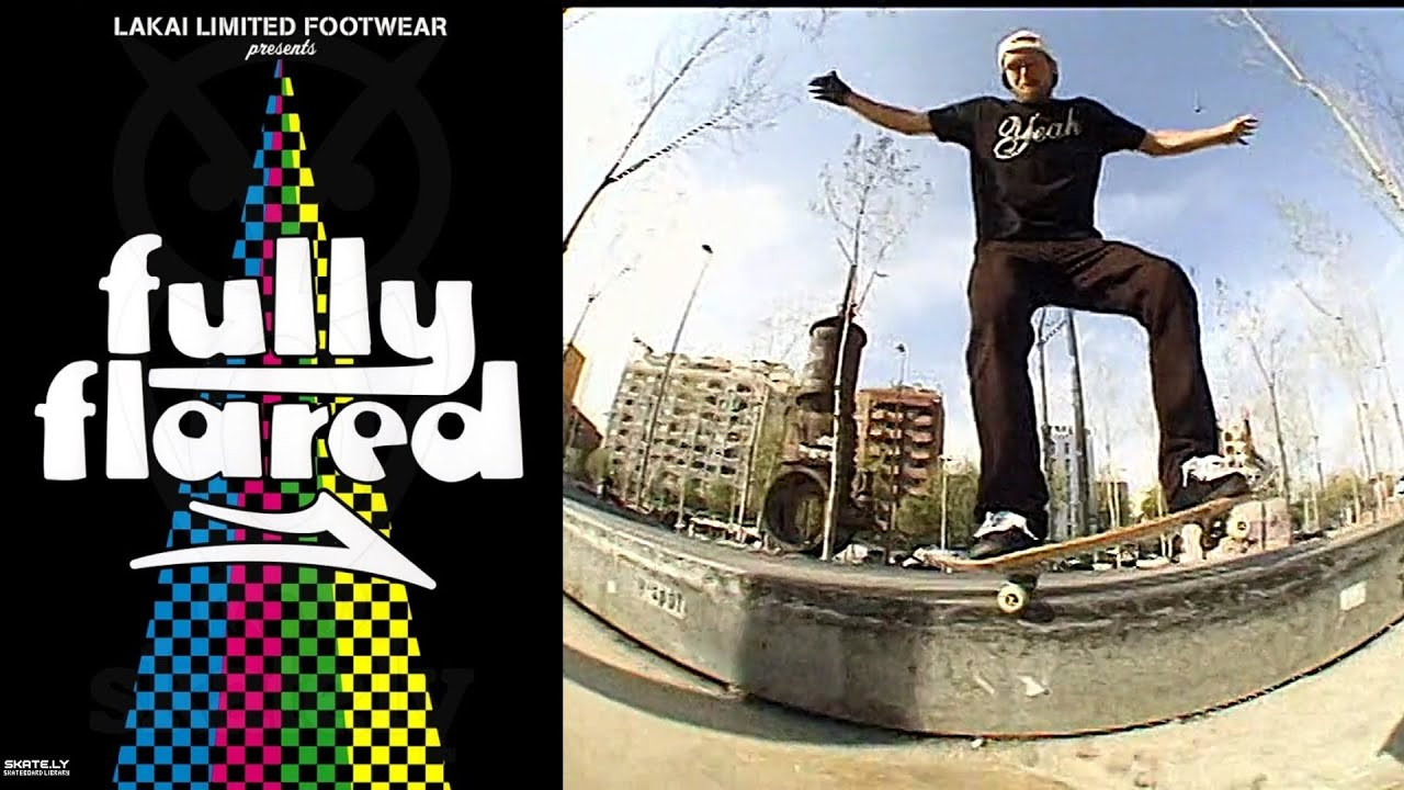 Lakai Limited Footwear Presents: “Fully Flared”<br /><br />Video by Ty Evans, Spike Jonze and Cory Weincheque for Lakai Limited Footwear. Featuring Alex Olson, Anthony Pappalardo, Brandon Biebel, Cairo Foster, Chris Roberts, Daniel Lebron, Danny Brady, Eric Koston, Guy Mariano, J.B. Gillet, J.J. Rousseau, Jeff Lenoce, Jeron Wilson, Jesus Fernandez, Lucas Puig, Marc Johnson, Mike Carroll, Mike Mo Capaldi, Nick Jensen, Rick Howard, Rob Welsh, Scott Johnston and Vince Capaldi.<br /><br />Chapters<br />0:00:00 Opening<br />0:05:51 Mike Mo<br />0:10:44 Pappalardo<br />0:13:22 6 Squares<br />0:14:33 Jesus Fernandez<br />0:17:46 Royal Family<br />0:20:25 French Connection<br />0:26:29 Cairo Foster<br />0:30:57 Lenoce/Scott/Welsh<br />0:33:48 Alex Olson<br />0:39:28 Rick Howard<br />0:42:38 Mike Carroll<br />0:47:47 Brandon Biebel<br />0:52:21 Eric Koston<br />0:56:20 Guy Mariano<br />1:03:26 Marc Johnson<br />1:16:40 End Credits<br /><br />1:29:10 Trailer 1<br />1:31:18 Trailer 2<br />1:33:10 Fully Fished Lens Test<br />1:36:21 Koston Speechless<br /><br />If you have Proper Skate Videos Digitized VHS Tapes or DVDs, please feel free to join our Discord Server and help us to Archive old physical Skate Videos.<br /><br />Odysee: https://odysee.com/@SkateVideoLibrary<br />Discord: https://discord.me/skatevideolibrary<br /><br />Video: 960x720p, 59.94fps, 6000 kbps<br />Audio: Stereo, 48.0 kHz, 128 kbps