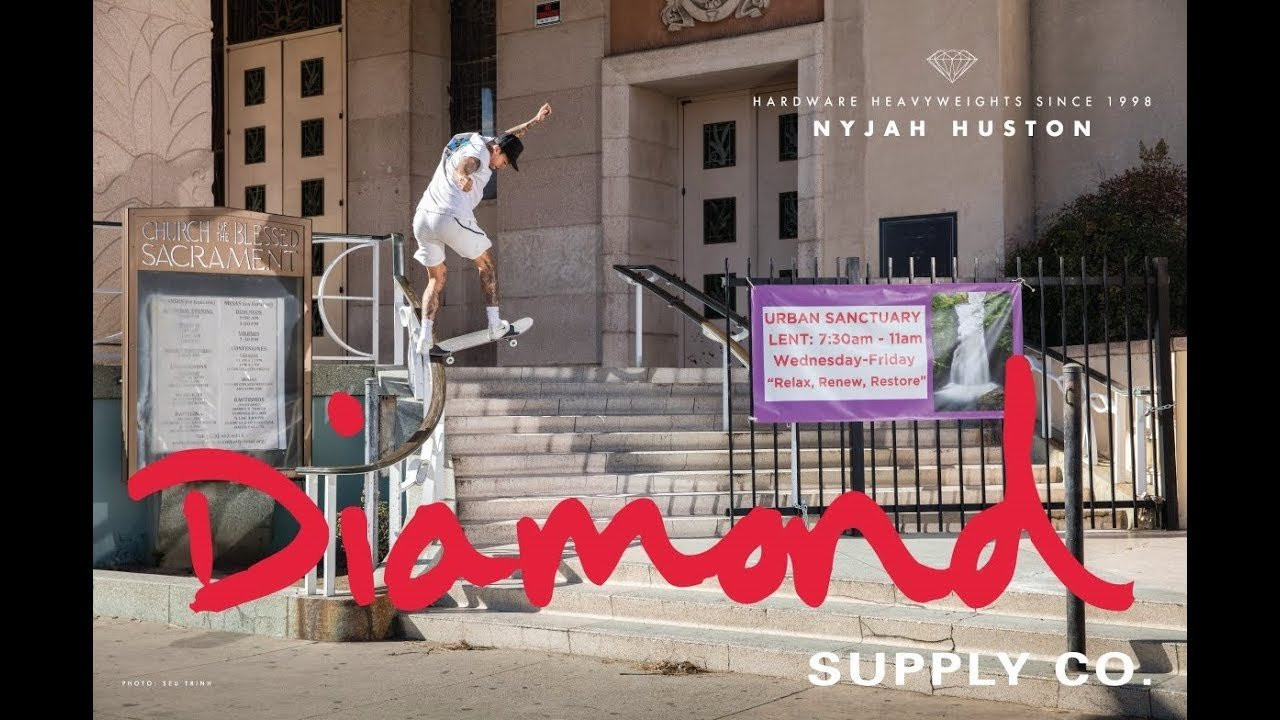 Nyjah makes it all too easy in the streets.<br /><br />https://www.instagram.com/nyjah/<br /><br />https://www.diamondsupplyco.com