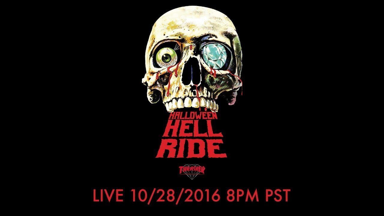 Live from the #Diamondmine the 5th annual #HalloweenHellRIde<br /><br />10/28/2016 8:00PM PST<br /><br />Costumes, chaos and a lot of cash!<br /><br />Limited edition Hellride 5 Diamond x Thrasher collection coming soon!<br /><br />https://www.diamondsupplyco.com/collections/diamond-x-thrasher