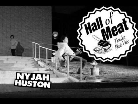 The best skaters know how to bail with the least impact. But when you miss the rail entirely, you never know what kind of slam you'll get. Nyjah gets an armpit bash with a touch of scorpion.