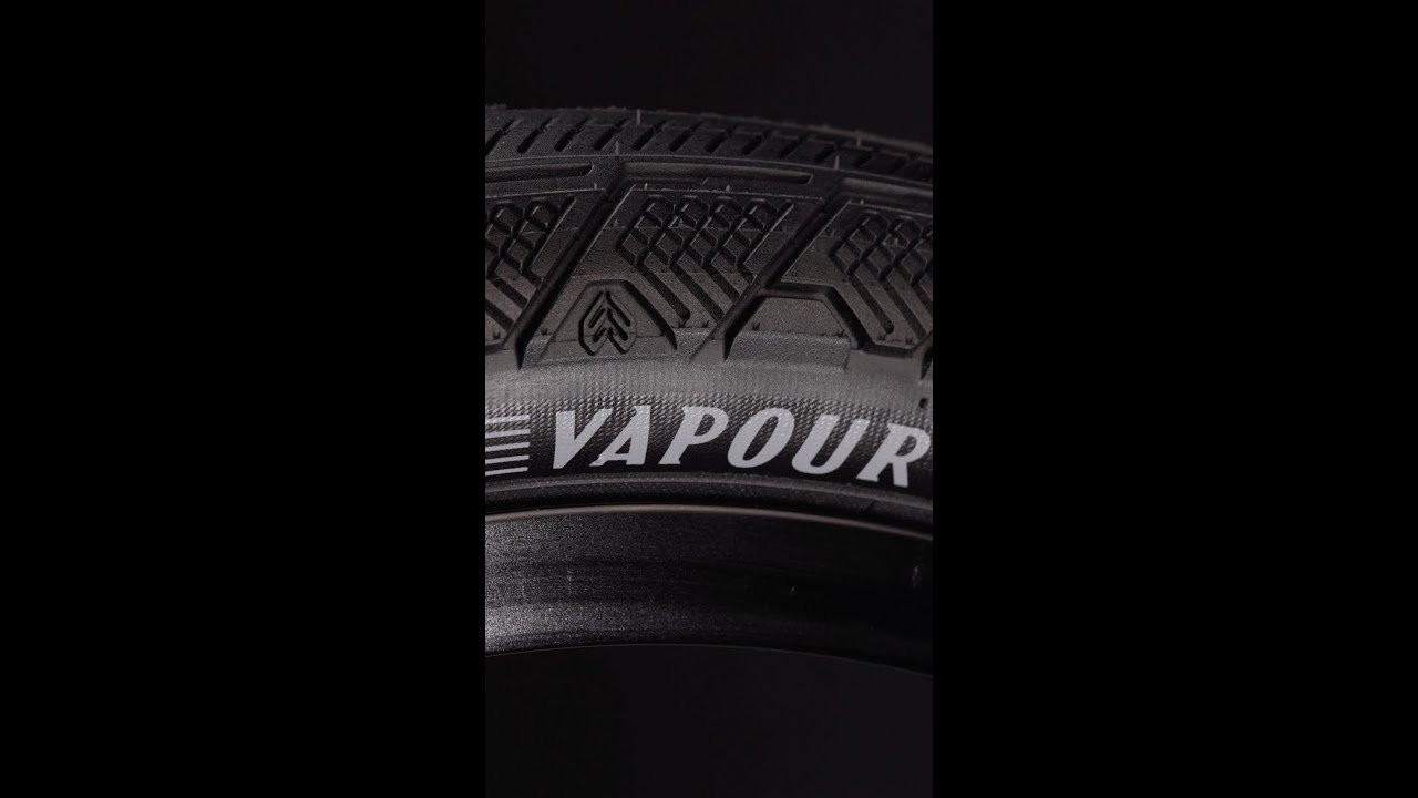https://eclatbmx.com/products/tires/vapour-tire/<br /><br />A modern take on the classic “dirt tire”, we’ve been working closely with Tyson Jones-Peni, Dylan Lewis and other roasters on the team on a new éclat tire which rolls smooth on the trails and runs fast in the bowl.<br /><br />The #VAPOUR tire is available now in 2.40" (63mm) and 2.25" (57mm). 100psi rated and with Cobweb technology for superior strength. Utilizing a special race-spec rubber compound, a fast-rolling center section and a unique multi-textured tread pattern for superior grip on all surfaces, the Vapour Tire fiends for the dirt and cement 💨<br /><br />https://eclatbmx.com/<br /><br />#eclatbmx #bmx #eclatvapour #vapourtire