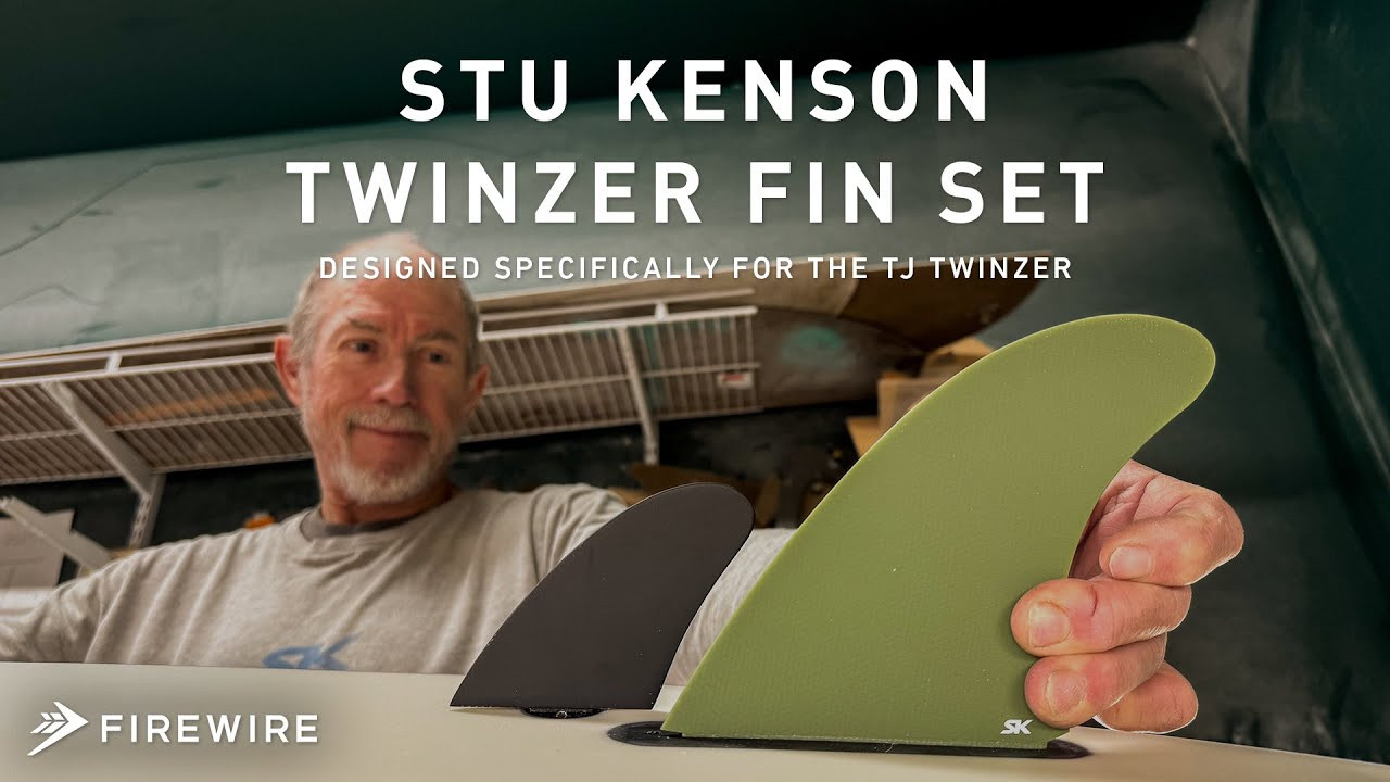 Meet the Stu Kenson Twinzer Fin Set, designed specifically for the all-new Taylor Jensen Twinzer in Helium Technology.<br /><br />Renowned San Diegan shaper, Stu Kenson says:<br /><br />"This has been my go-to Twinzer setup for quite some time. Clean, balanced curves, just the perfect blend of fin base, rake, area and the front canard fin just the right size to complement working together with the rear fins. I use it on everything from sub 6'0" fishes and shortboards, step-ups, midlengths, and longboards. No gimmicks here."<br /><br />Shop the Stu Kenson Twinzer Fin Set in USA: https://bit.ly/4hpBXFT<br />Shop the Stu Kenson Twinzer Fin Set in AUS/NZ: https://bit.ly/40vuHRU<br />Shop the Stu Kenson Twinzer Fin Set in EU: https://bit.ly/4apHNVr<br />Shop the Stu Kenson Twinzer Fin Set in UK: https://bit.ly/4ar9L2Y<br /><br />Follow us on Instagram:<br />https://www.instagram.com/firewiresurfboards<br />https://www.instagram.com/sk_shape
