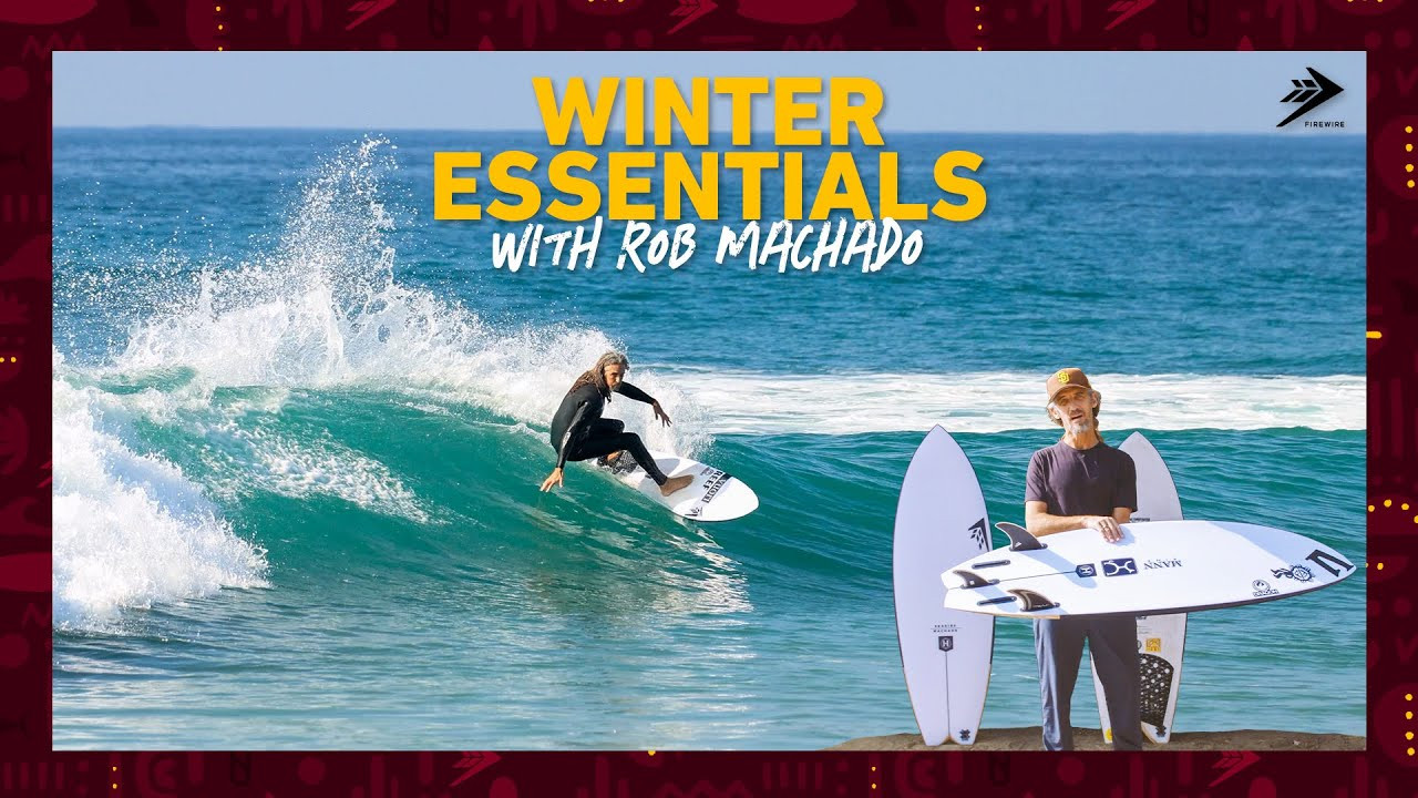 Feels like winter out there (depending on where you are in the world), and that means Rob Machado's ready to unlock fun. ❄️<br /><br />While it might still be warm where you are, northern hemisphere swells are starting to brew, and you need to be ready so you don't miss out when it's on. Explore our team's Winter Essentials: their preferred gear for the 2024/2025 winter season, to make the most of everything the ocean sends their way.<br /><br />This winter, Rob's riding a stock 5'0" Too Fish, stock 5'2" Seaside, and stock 5'4" Mashup - a well-rounded hybrid quiver that keeps Rob ready for anything that hits Cardiff's shoreline. Rob rides the Machado Twin Keel Fin Set with his Too Fish, Machado Seaside Quad Fin Set with his Seaside, and Machado 2 + 1 Fin Set in his Mashup in.<br /><br />Dial-in your quiver, explore his favorites below - <br />Winter Essentials in USA: https://bit.ly/3UP2jbt<br />Winter Essentials in AUS/NZ: https://bit.ly/4fKLYwo<br />Winter Essentials in EU: https://bit.ly/3O61IOJ<br />Winter Essentials in UK: https://bit.ly/3AEEtZ1<br /><br />Follow us on Instagram:<br />https://www.instagram.com/firewiresurfboards<br />https://www.instagram.com/rob_machado<br />https://www.instagram.com/rob_machado_surfboards