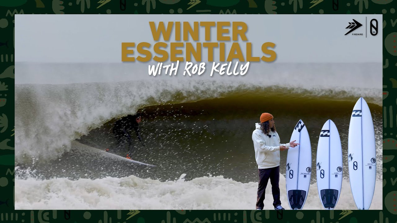 Winter is here and we're out there. You coming? ❄️<br /><br />The conditions are changing and the first winter swells are starting to brew in the northern hemisphere, and you don't want to be unprepared for what the day calls for. Explore our team's Winter Essentials: their preferred gear for the 2024/2025 winter season, to make the most of everything the ocean sends their way.<br /><br />Meet Rob Kelly, a New Jersey legend and fixture in the northeast surf scene hailing from Ocean City, now on the Firewire Surfboards & Slater Designs team. From chasing Nor'easters with his crew, Numbskulls, to making a name for his cold-plunge technique (simply surfing in boardshorts in the middle of winter in New Jersey), his surfing and style is beyond dynamic and will soon be one of your favorites if he isn't already.<br /><br />This winter, Rob's riding a stock 5'7" FRK Swallow, stock 5'6" S Boss, and stock 7'0" Boss Up - a performance-oriented quiver that has Rob covered in any conditions. Rob rides the KS1 Fin Set in these models.<br /><br />Dial-in your quiver, explore his favorites below - <br />Winter Essentials in USA: https://bit.ly/3UP2jbt<br />Winter Essentials in AUS/NZ: https://bit.ly/4fKLYwo<br />Winter Essentials in EU: https://bit.ly/3O61IOJ<br />Winter Essentials in UK: https://bit.ly/3AEEtZ1<br /><br />Follow us on Instagram:<br />https://www.instagram.com/firewiresurfboards<br />https://www.instagram.com/slaterdesigns<br />https://www.instagram.com/robkellysurf