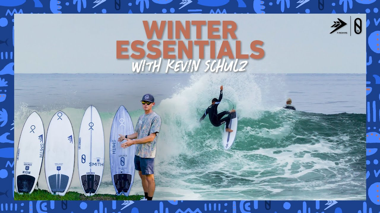 Winter is coming. Is your quiver ready? ❄️<br /><br />Morning's are getting crisper, water's getting colder, and you don't want to be unprepared for that first winter swell. Explore our team's Winter Essentials: their preferred gear for the 2024/2025 winter season, to make the most of everything the ocean sends their way.<br /><br />By now, Kevin Schulz is no stranger to you all, having featured in many of our most viewed YouTube videos and helped develop some of our best-selling shapes. Once a contender in surfing's competitive spheres but now a free surfer, Kevin can be found enjoying his spare time out on the cobblestones in San Clemente surfing his favorite waves.<br /><br />This winter, Kevin's riding a stock 5'2" Machadocado, stock 5'2" Sweet Potato, stock 5'6" S Boss, and stock 5'7" Great White Twin - a progression-oriented quiver that allows Kevin to push his limits in any conditions. In the Machadocado, Kevin rides both the Endorfins Twin + 2 Fin Set as well as the Machado 2 + 1 Fin Set, in the Sweet Potato the KS1 Fin Set in both Thruster and Quad, in the S Boss the KS1 Fin Set as a Quad, and in the Great White Twin the Endorfins Twin + 2 Fin Set.<br /><br />Dial-in your quiver, explore his favorites below - <br />Winter Essentials in USA: https://bit.ly/3UP2jbt<br />Winter Essentials in AUS/NZ: https://bit.ly/4fKLYwo<br />Winter Essentials in EU: https://bit.ly/3O61IOJ<br />Winter Essentials in UK: https://bit.ly/3AEEtZ1<br /><br />Follow us on Instagram:<br />https://www.instagram.com/firewiresurfboards<br />https://www.instagram.com/slaterdesigns<br />https://www.instagram.com/kevin_schulz