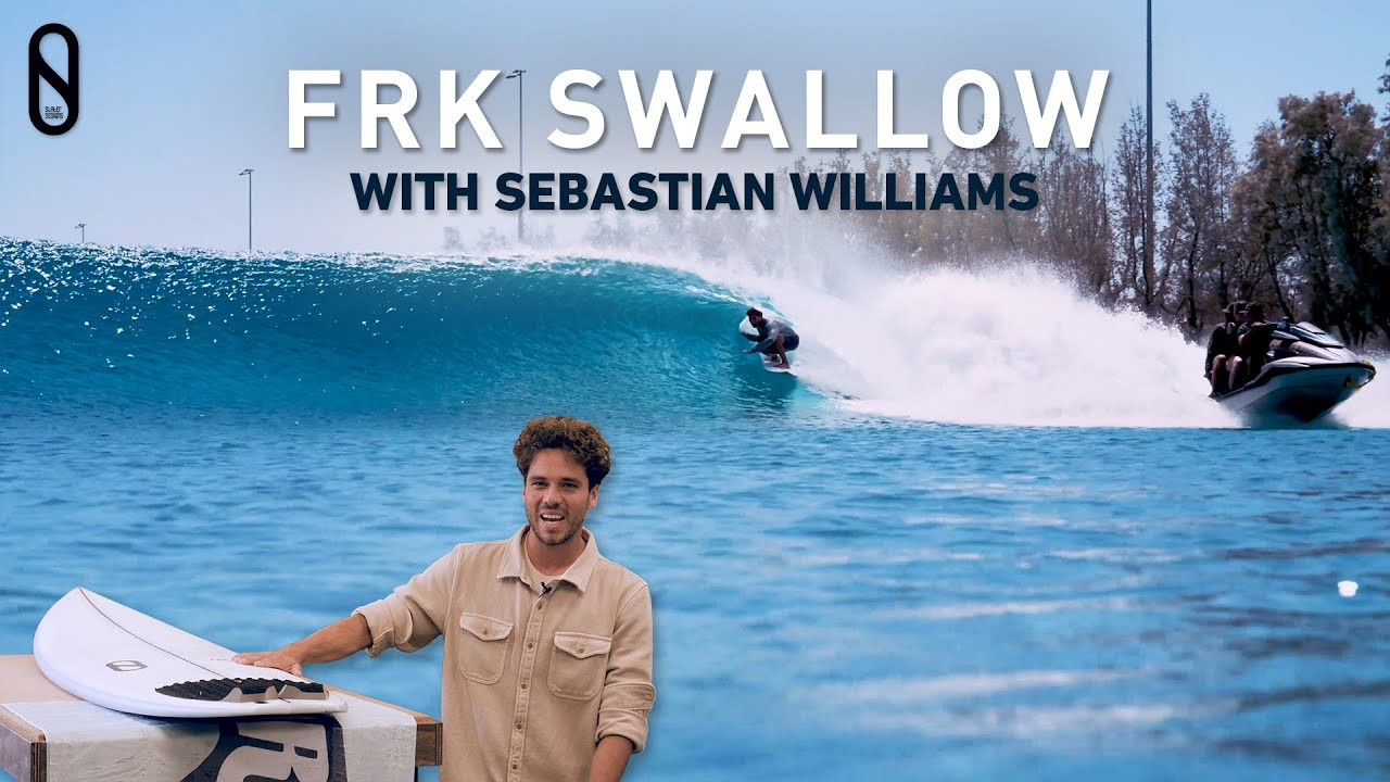 Watch Firewire Surfboards & Slater Designs Team Rider Sebastian Williams ride the all-new FRK Swallow in I-Bolic Technology designed by Dan Mann & Kelly Slater at Surf Ranch in Lemoore in August 2024. Sebastian's riding a stock 5'9" model in this video.<br /> <br />The FRK Swallow is the newest addition to the FRK quiver, designed for average conditions. This shape was crafted to unlock performance in waves 5' and under, Dan Mann designed the FRK Swallow to be more versatile in its performance characteristics than any other FRK shape that came before it.<br /><br />Shop the FRK Swallow in USA: https://bit.ly/47wKWBs<br />Shop the FRK Swallow in ANZ: https://bit.ly/4dcjWIw<br />Shop the FRK Swallow in EU: https://bit.ly/3XynYoJ<br /><br />In addition to the new swallow tail design, Dan placed an emphasis on better distributing the volume directly between the surfer's stance and worked with Kelly to amplify the effect of the outline in the back third of the board against all-new rocker curves - both down the shape's centerline and on its rails. By specifically perfecting the curve at the board's center when compared with the curve at the rails, the FRK Swallow excels at creating speed in flat, sticky sections, without sacrificing on-rail performance.<br /><br />Amongst the Slater Designs team, the unanimous feedback has been that the FRK Swallow feels better during downcarves and in fin releases than any other Slater Designs shape.<br /><br />Designed to be surfed 2" shorter than the FRK and 1" shorter than the FRK+. Recommended to pair with our Endorfins KS1 Fin Set for best performance.<br /><br />Follow us on Instagram:<br />https://www.instagram.com/slaterdesigns<br />https://www.instagram.com/dan__mann<br />https://www.instagram.com/kellyslater<br />https://www.instagram.com/sebastianwilliams1<br />https://www.instagram.com/taylorjensentj<br />https://www.instagram.com/kevin_schulz<br />https://www.instagram.com/firewiresurfboards