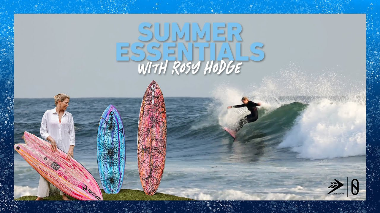 Summer’s in full swing. Watch Summer Essentials with Rosy Hodge, the third episode of our team's favorite shapes and accessories for the 2024 season, so they're ready to make the most of summer. <br /><br />Hear the former Championship Tour surfer break down her 5'4" Machadocado in Helium Technology by Rob Machado, 6'10" Boss Up in I-Bolic Technology by Dan Mann and Kelly Slater, and 5'3" Too Fish in Helium Technology by Rob Machado. <br /><br />Sort your quiver today, and shop the South African’s summer favorites: https://bit.ly/3Uyxnv5
