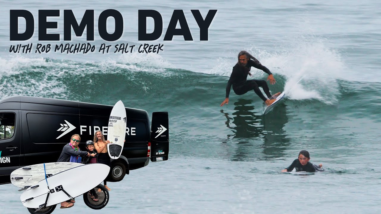 Join Rob Machado, Pat O'Connell and Pat's son Nathan O'Connell enjoy a Demo Day down at Salt Creek earlier this summer to test out Rob's new hybrid model, the Machadocado.<br /><br />Having the right equipment for your personal circumstances can make or break your surfing experience, from your fitness and skill level to riding style to wave type. That's why we feel our Demo Days are so important for our community. Participants have the opportunity to try our latest surfboard models, fins and accessories, have 1-on-1 conversations with our most trusted Surfboard Designers, Team Riders, and Sales Reps, as well as have a ton of fun with your local surf community.<br /><br />Check our Demo Day schedule below:<br />https://www.firewiresurfboards.com/pages/prestige-demo-days<br />https://aus.firewiresurfboards.com/pages/prestige-demo-days<br />https://eu.firewiresurfboards.com/pages/prestige-demo-days<br />https://uk.firewiresurfboards.com/pages/prestige-demo-days