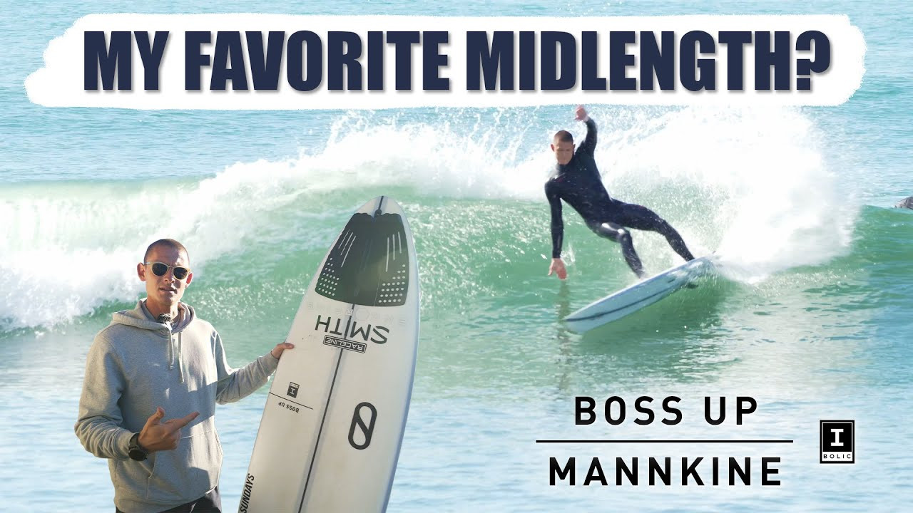 Watch Kevin Schulz and Jason Miller surf the all-new Boss Up in I-Bolic Technology by Dan Mann. This is Kelly Slater's first-ever midlength - press play to hear Kevin & Jason's breakdown on the new model.<br /><br />ABOUT THE BOSS UP:<br /><br />This utility midlength is the most well-rounded and versatile shape in the Slater Designs range, <br />designed by Dan Mann. The shape was designed to work well in both weak waves as well as heavier conditions - it can cruise across flat wave faces while also shoot through cavernous overhead tubes.<br /><br />The Boss Up is the board you would travel with if you could only bring one board with you. Your one board quiver with maximum performance in a purely versatile package.<br /><br />Our crew has really been enjoying this midlength when keeping it mellow and cruising is top-of-mind (or the need to be more mobile to battle crowds). That said, Dan Mann's also been putting it in punchier surf with an open face - as it's perfect for carving. Michel Bourez has ridden well-overhead barrels at home in Tahiti, and loved it equally in those conditions.<br /><br />For fins, we'd recommend running the KS1 template as a Quad. This template has a lot of pivot for a neutral template, and when combined with the long rail line of the Boss Up, you want fins that can pivot immediately like the KS1. Or, start with your favorite fin set and if it feels too stiff, add more pivot with the KS1 template.<br /><br />For size and volume, the beauty of this shape is that it doesn't command you dial-in your volume perfectly. Any single surfer can ride the Boss Up in a variety of sizes. Dan Mann has been enjoying both the 6'8" and the 7'0", while Kelly, Shane Dorian and Kevin Schulz have stayed on the 6'8", and Michel has been riding the 6'10". We recommend riding this around 13 liters more in volume than your standard shortboard. The increased volume means paddle power is incredible, but doesn't compromise performance.<br /><br />Shop Boss Up in United States: https://bit.ly/4bhlznZ<br />Shop Boss Up in Australia: https://bit.ly/4aArrZx<br />Shop Boss Up in Europe: https://bit.ly/443s1wa<br />Shop Boss Up in United Kingdom: https://bit.ly/3U4n0yN