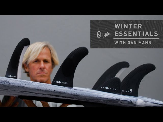 Press here: https://bit.ly/3u78Q6Y for much more from Dan Mann<br /><br />Dan Mann's Winter Essentials quiver breakdown: <br /><br />The Sweet Potato - The shortest, fattest and flattest shape you'll ever ride, the Firewire Surfboards Sweet Potato in Helium Technology by Dan Mann is Dan's ultimate groveler. Waves Shin high to head high, there isn't a faster board for higher trim lines, easy takes offs and unrivaled speed in open faced waves. The swallow tail and hip bump enable uncommon turning ability for a shape so flat, wide and fast, and Helium Technology enables better speed generation than any other board build at Surf Shops today. <br /><br />The Mashup - Surfboard designing minds combined, the Firewire Surfboards Mashup in Helium Technology is the best of Dan Mann's Dominator and Rob Machado's Seaside combined into the ultimate performance hybrid. <br /><br />The FRK - Kelly Slater's performance round tail, the Slater Designs FRK in I-Bolic Technology has three separate point software flex control for powerful surfing in powerful waves. An I-Beam down center gives unrivaled break strength and high density foam at the rails enable flex and springbuck during turns. Kelly's favorite shape from Surf Ranch to J Bay and Beyond, Dan Mann designed the FRK to hold in round pocketed waves, waist high to well over head. <br /><br />The FRK+ - A squash tailed update to Kelly's popular FRK, The Slater Designs FRK+ in I-Bolic Technology is optimized for versatility across all high performance conditions. If you're looking for an everyday shortboard for performance surfing in California, the FRK+ is your one board quiver this Winter.