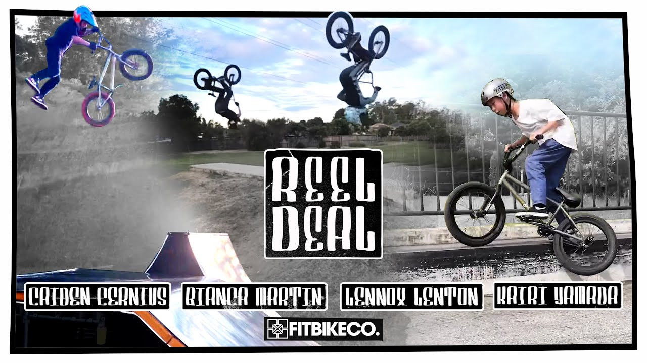 Introducing Reel Deal... our new series featuring vertically-filmed savagery from Fit shredders stitched together for your viewing pleasure. First up are our Misfits Caiden Cernius, Bianca Martin, Lennox Lenton and Kari Yamada progressing at a terrifying rate! Kids these days... <br /><br />music by Dinna God - https://soundcloud.com/dinnagod/<br /><br />#bmx #caidencernius