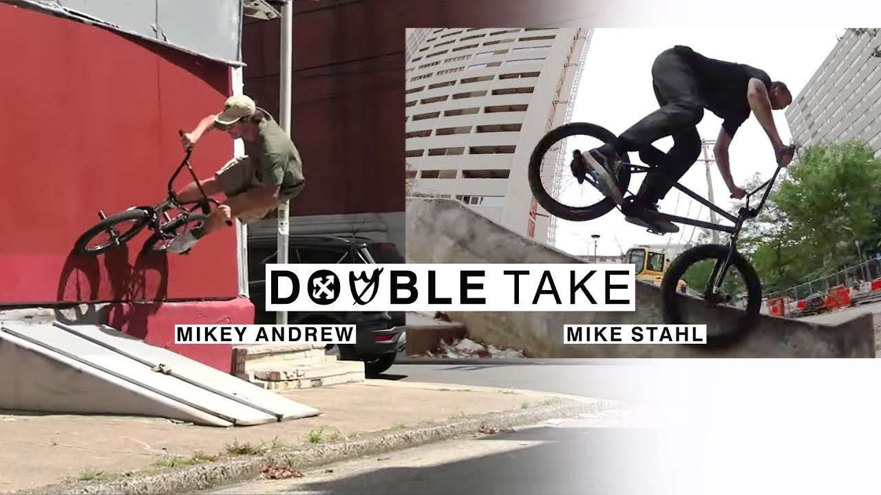 MIKE DROP! S&M's Mike Stahl and FITBIKECO.'s Mikey Andrew team up in "DOUBLE TAKE," an edit filmed in Philly by Sam Downs.