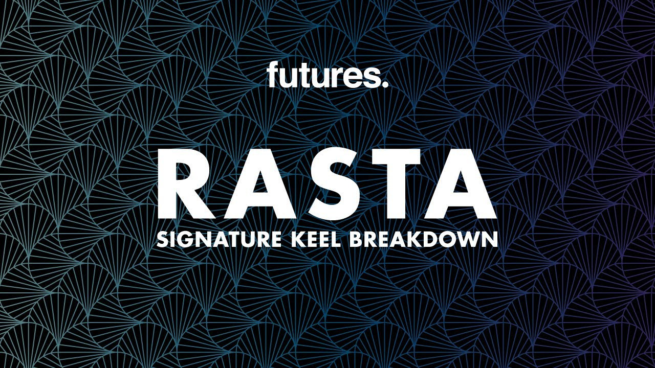 Rasta breaks down his signature keel. Taking reference from the traditional San Diego fish templates to his modern day take of the keel template. His latest version of his signature keel has a retuned flex and refined vector foil to better suit his style of surfing.
