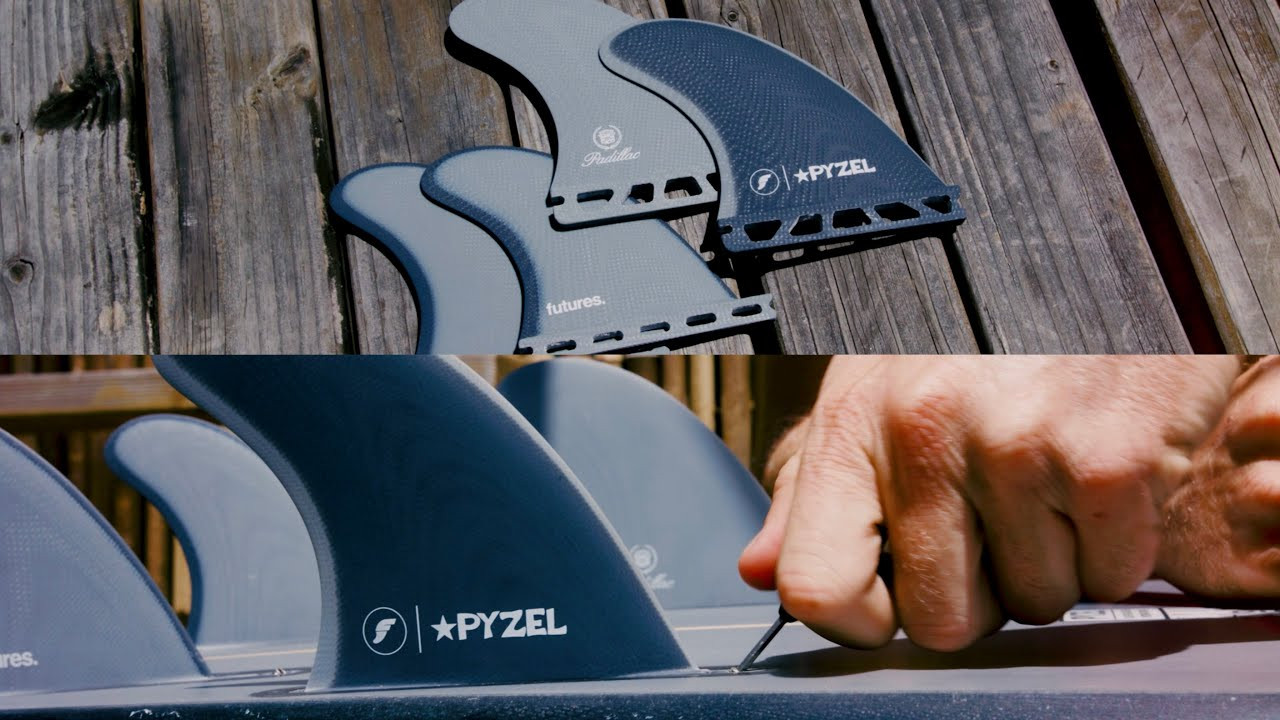 The new Pyzel Padillac Quad is a pivot template built in solid fiberglass construction. It has 80/20 foils on the front fins and 50/50 foils on the rear fins, designed to hold in large or powerful surfing conditions.<br /><br />Surfer: @_duranimal<br />Flim: @hunjoe & @blakemichel_