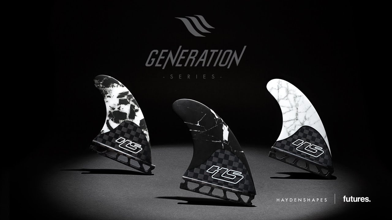 "When I worked with the Futures Engineering team, we measured flex in a couple different areas of the fin and that was really crucial to having a fin feel so natural under your feet. It's the minute changes in the orientation of the fibers and where the fibers are used in the fin that creates that natural flex pattern and it was really fun to experiment with the guys and come up with a fin design that's going to suit all surfers." - Hayden Cox<br /><br />For more information on the Futures Generation Series visit: futuresfins.com/en-us/generation-series